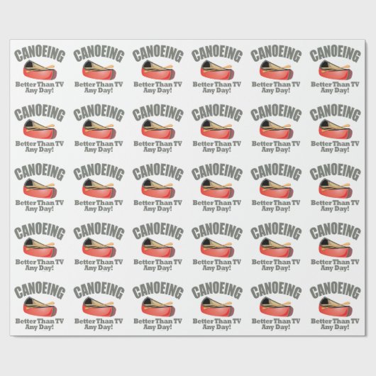 Kanoeën Cadeaupapier (Vlak)