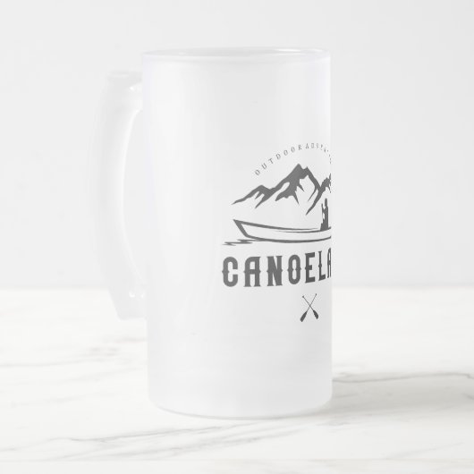 Kanoeën Matglas Bierpul (Voorkant links)