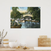 Kanoeing, Belle Isle, Detroit  Poster (Keuken)