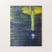 Kanoeings in Quebec Canada. Legpuzzel (Verticaal)