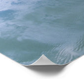 Kanoën aan het einde van Azure Lake in Wells Poster (Hoek)