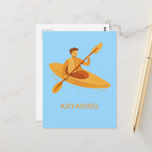 Kanoën Briefkaart