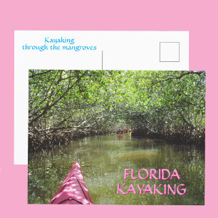 Kanoën in de mangroven Florida avontuur Briefkaart