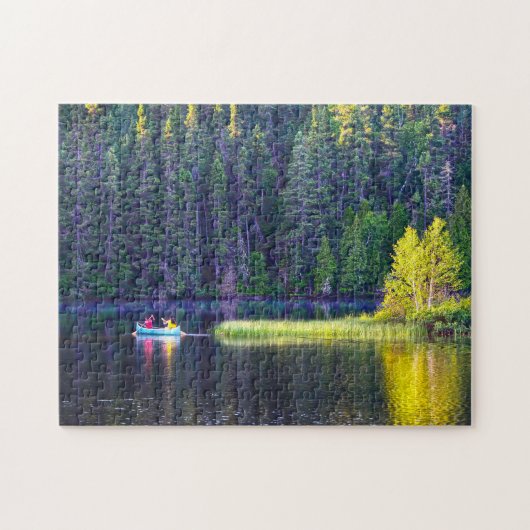 Kanoën in Quebec Canada. Legpuzzel (Horizontaal)