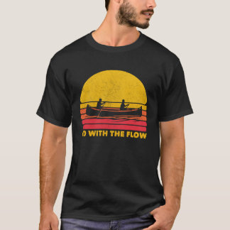 Kanoën Kano Meditatie Stroom Kayak T-shirt