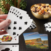 Kanoën Langs De Witte Kliffen Van Missouri Pokerkaarten (Insitu)