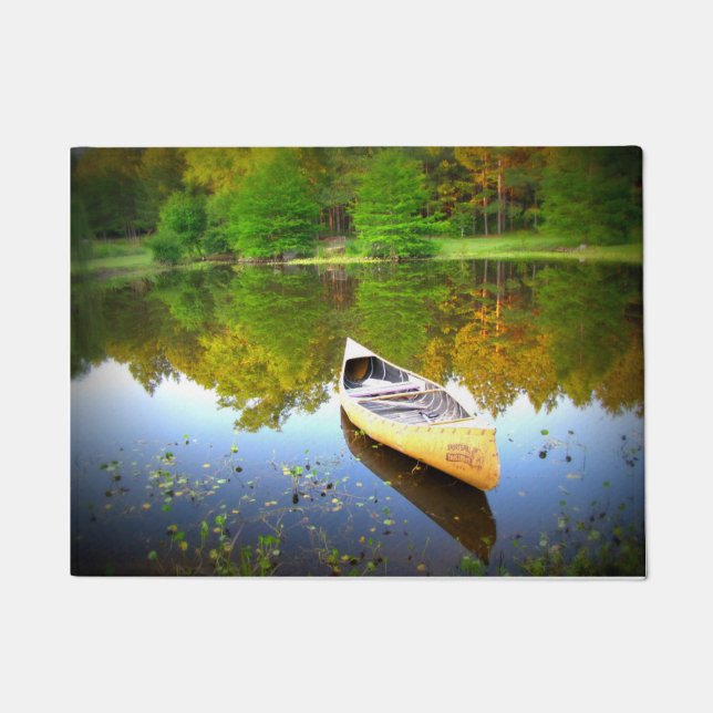 Kanoën op Lake Door Mat (Voorkant)