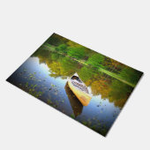 Kanoën op Lake Door Mat (Schuin)