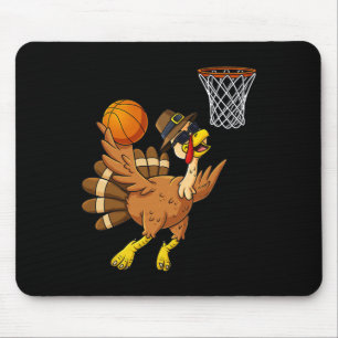 Kanoense Thanksgiving Turkije Skelet Speler Funny Muismat
