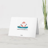 Kanoëren Kanaal Kerst Kaart (Achterkant)