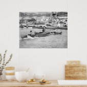 Kanoeskanteling Poster (Keuken)