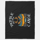 Kanoestellen - Paddle Your Own Canoe Fleece Deken (Voorkant)
