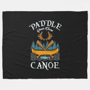 Kanoestellen - Paddle Your Own Canoe Fleece Deken
