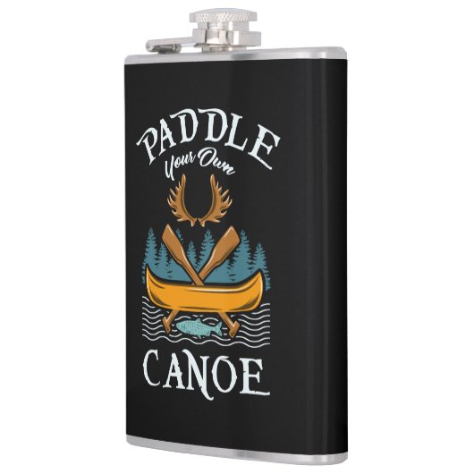 Kanoestellen - Paddle Your Own Canoe Heupfles (Links)