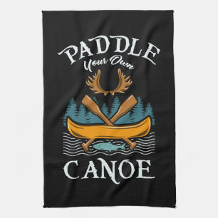 Kanoestellen - Paddle Your Own Canoe Theedoek