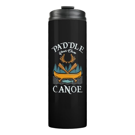 Kanoestellen - Paddle Your Own Canoe Thermosbeker (Voorkant)