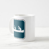  kanoetiket koffiemok (Voorkant links)