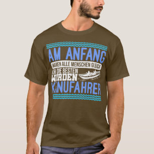 kanoëxistaanse watersport kayak canoe t-shirt