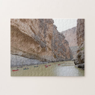 Kanoezing in het nationale park Big Bend Legpuzzel