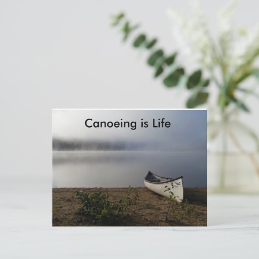 Kanoezing is het briefkaart van het leven (Staand voorkant)
