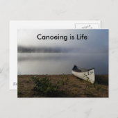 Kanoezing is het briefkaart van het leven (Voorkant / Achterkant)