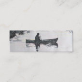 Kanoezing op de visitekaartjes van het meer, kunst (Voorkant)