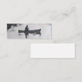 Kanoezing op de visitekaartjes van het meer, kunst (Voorkant / Achterkant)