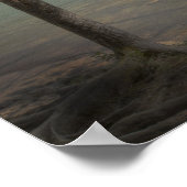 Kanoezing op het meer poster (Hoek)