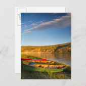 Kanoing langs de witte kliffen van Missouri Briefkaart (Voorkant / Achterkant)