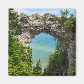 Kanoing op Arch Rock Magneet (Voorkant)