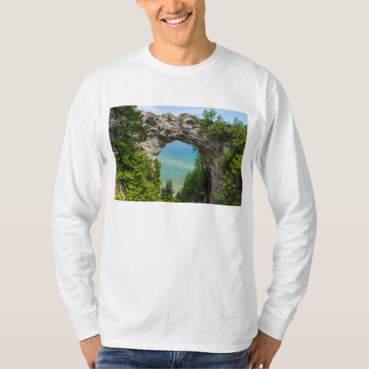 Kanoing op Arch Rock T-shirt (Voorkant)