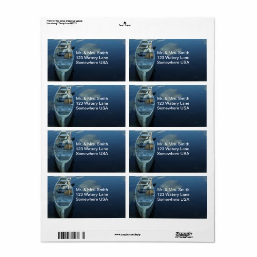 Kanoing van de grenswateren v.1 etiket (Full Sheet)