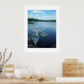 Kanoing van de grenswateren v.1 poster (Keuken)