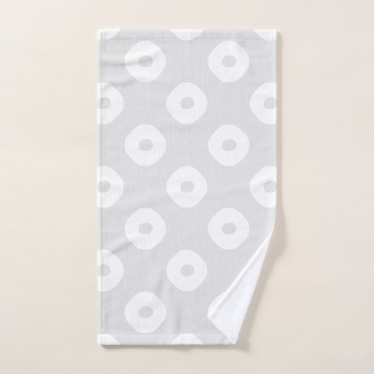"Kanoko" Fawn Spot Pattern White Bad Handdoek (Handdoek)