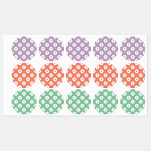 "Kanoko" Fawn Spot Pattern White Labels