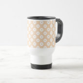 "Kanoko" Fawn Spot Pattern White Reisbeker (Voorkant rechts)