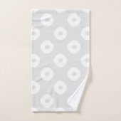 "Kanoko" Vossenvel Stippenpatroon Wit Bad Handdoek (Handdoek)