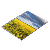 Kanola in het licht van de late avond notitieboek (Linkerzijde)