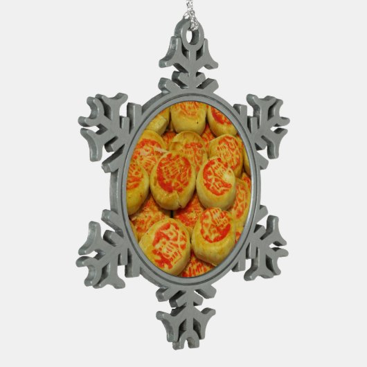 Kanom Pia ข ม ปี๊ ย ะ Tin Sneeuwvlok Ornament (Links)