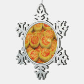 Kanom Pia ข ม ปี๊ ย ะ Tin Sneeuwvlok Ornament (Rechts)