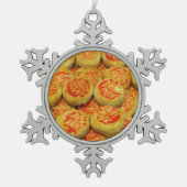 Kanom Pia ข ม ปี๊ ย ะ Tin Sneeuwvlok Ornament (Voorkant)