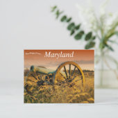 Kanon bij Antietam Maryland Briefkaart (Staand voorkant)