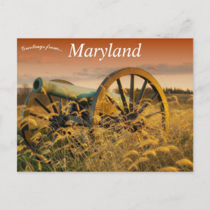 Kanon bij Antietam Maryland Briefkaart