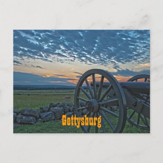 Kanon II van Gettysburg Briefkaart (Voorkant)