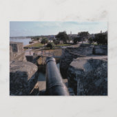 Kanon op Castillo de San Marcos Briefkaart (Voorkant)