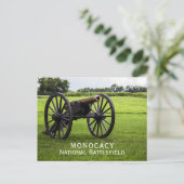 Kanon, Slag bij Monocacy, Maryland Briefkaart (Staand voorkant)