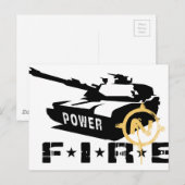 Kanon voor brandweerenergie briefkaart (Voorkant / Achterkant)