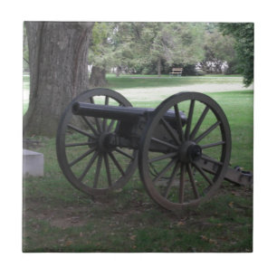 Kanon voor de burgeroorlog in Gettysburg Tegeltje