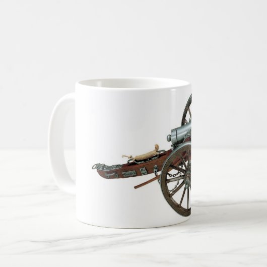 kanone koffiemok (Voorkant links)