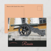 Kanonnen in het Kremlin Moskou Rusland Briefkaart (Voorkant / Achterkant)